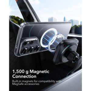 coque classic hybrid magsafe pour samsung galaxy s26 ultra esr transparent