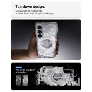 coque samsung galaxy s26+ ultra hybrid spigen blanc