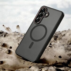 coque samsung galaxy s26+ magcam tech protect noir mat