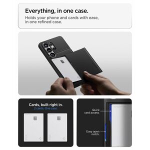 coque slim armor cs pour samsung galaxy s26 ultra spigen noir
