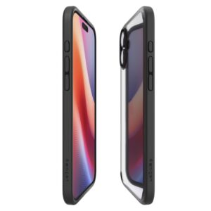 coque iphone 16 ultra hybrid spigen noir mat