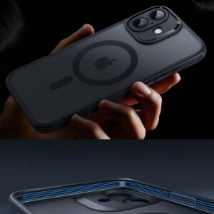 coque iphone 16 esr noir mat