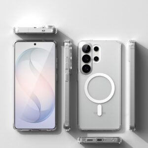 coque fusion magnetic magsafe pour samsung galaxy s26 ultra ringke transparent mat