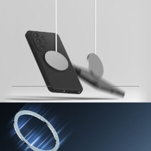 coque silicone magnetic magsafe pour samsung galaxy s26 ultra ringke noir