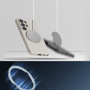 coque silicone magnetic magsafe pour samsung galaxy s26 ultra ringke pierre
