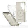 coque silicone magsafe pour samsung galaxy s26 ultra tech protect latte cosmique