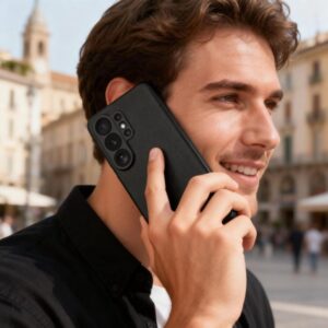 coque smart wallet pour samsung galaxy s26 ultra tech protect noir mat