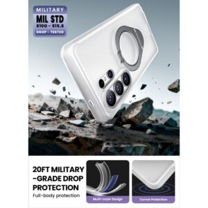 coque cosmo magsafe pour samsung galaxy s26 ultra supcase transparent givré