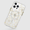 coque iphone 15 pro max floral gems magsafe case mate or