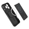 coque thin fit mag magsafe pour iphone 17 pro spigen noir
