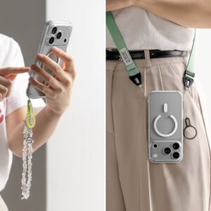 coque fusion magnetic magsafe pour iphone 17 pro ringke transparent