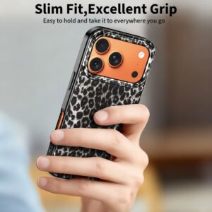 coque lamano magsafe pour iphone 17 pro tech protect léopard