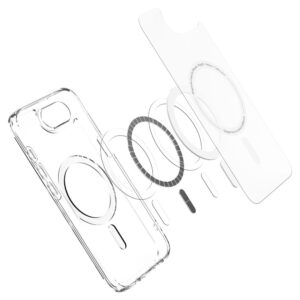 coque iphone 16e / 17e ultra hybrid spigen blanc