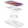coque iphone 16e / 17e ultra hybrid spigen blanc