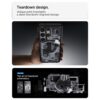 coque ultra hybrid magsafe pour samsung galaxy s26 ultra spigen zero one noir