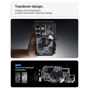 coque ultra hybrid magsafe pour samsung galaxy s26 ultra spigen zero one noir