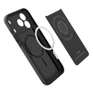coque iphone 17 pro max thin fit mag spigen noir