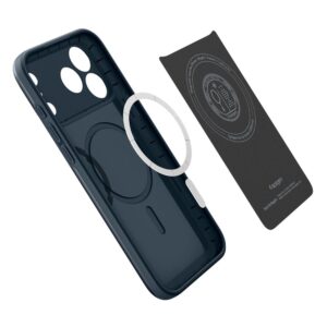 coque iphone 17 pro max thin fit mag spigen noir