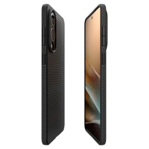 coque samsung galaxy s25 liquid air spigen noir mat