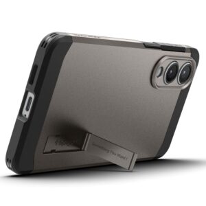coque samsung galaxy s25 tough armor spigen anthracite