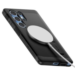 coque samsung galaxy s25 ultra tough armor spigen noir