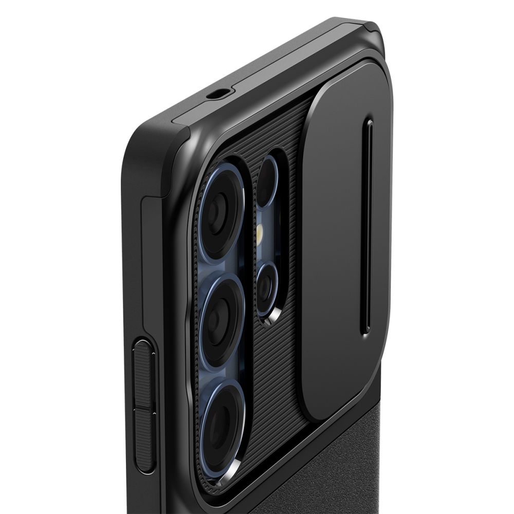 coque samsung galaxy s25 ultra optik armor spigen noir