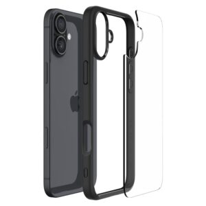 coque iphone 16 ultra hybrid spigen noir mat
