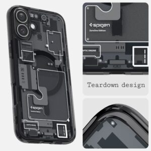coque iphone 16 ultra hybrid spigen noir