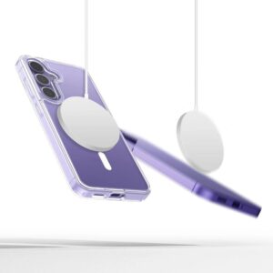 coque samsung galaxy a57 5g tech protect flexair hybrid magsafe transparent