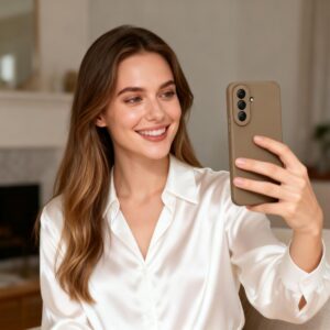 coque samsung galaxy a37 5g tech protect icon marron