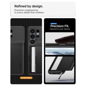 coque slim armor cs pour samsung galaxy s26 ultra spigen noir
