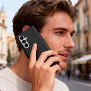 coque samsung galaxy a36 / a56 / a37 5g tech protect wallet noir