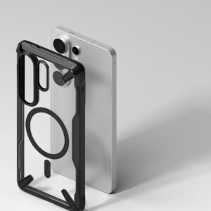 coque fusion x magnetic magsafe pour samsung galaxy s26 ultra ringke noir