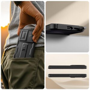 coque kevlar cam+ 2 set pour samsung galaxy s26 ultra tech protect noir