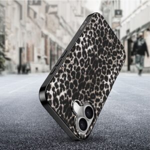 coque lamano magsafe pour iphone 17 tech protect léopard