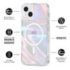 coque iphone 15 plus soap bubble magsafe case mate irisé