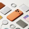 coque silicone magnetic magsafe pour iphone 17 pro ringke orange mandarine