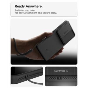 coque optik armor pour samsung galaxy s26 ultra spigen noir