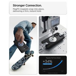 coque tough armor magsafe pour samsung galaxy s26 ultra spigen noir