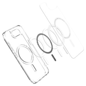 coque iphone 16e / 17e ultra hybrid spigen blanc