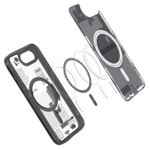 coque iphone 16e / 17e ultra hybrid spigen noir