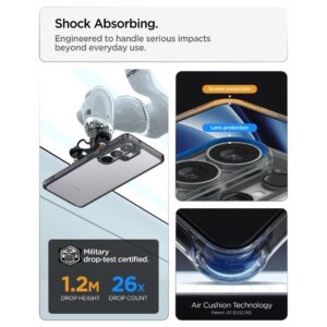 coque ultra hybrid pour samsung galaxy s26 ultra spigen cristal spatial