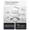 coque ultra hybrid magsafe pour samsung galaxy s26 ultra spigen transparent/blanc