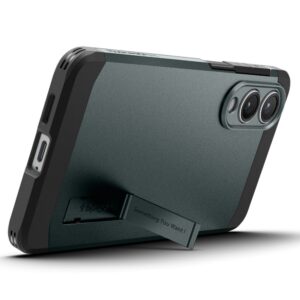 coque samsung galaxy s25 tough armor spigen vert