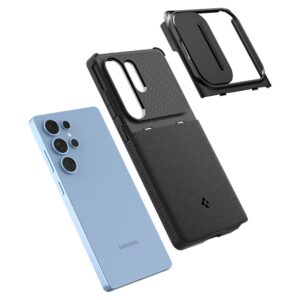 coque samsung galaxy s25 ultra optik armor spigen noir