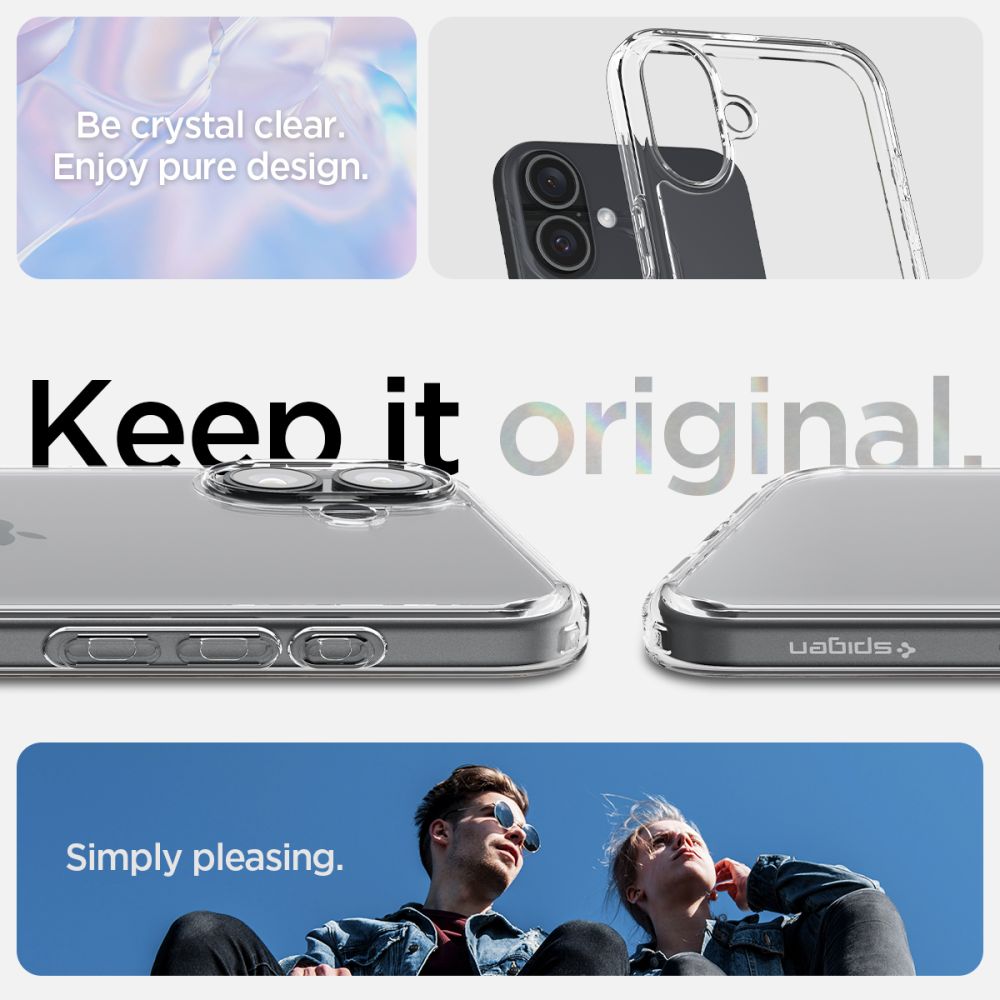 coque iphone 16 ultra hybrid spigen transparent
