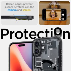 coque iphone 16 ultra hybrid spigen noir
