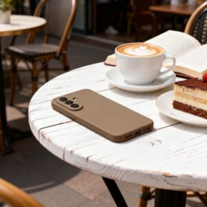 coque samsung galaxy a37 5g tech protect icon marron
