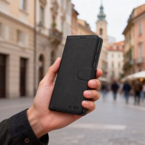 coque wallet pour samsung galaxy s26 ultra tech protect noir