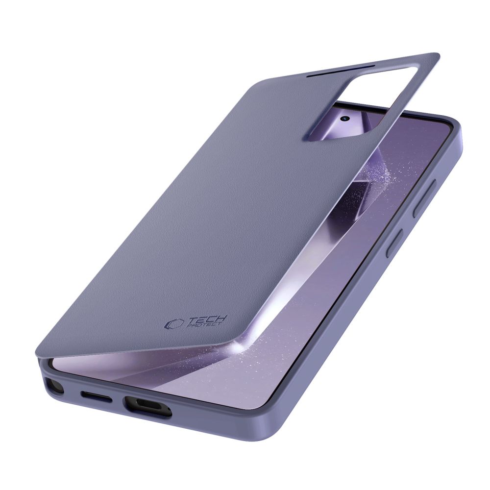 coque smart wallet pour samsung galaxy s26 ultra tech protect violet
